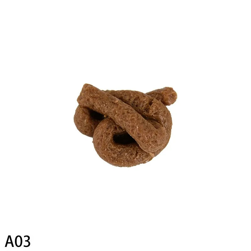Realistic Fake Poop Prank Toy – Soft Plastic Gag Gift for April Fools, Halloween & Party Jokes, 17cm/6.69inch