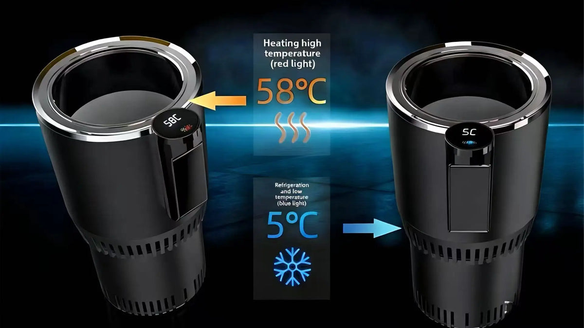 12V Car Beverage Warmer & Cooler Cup Holder