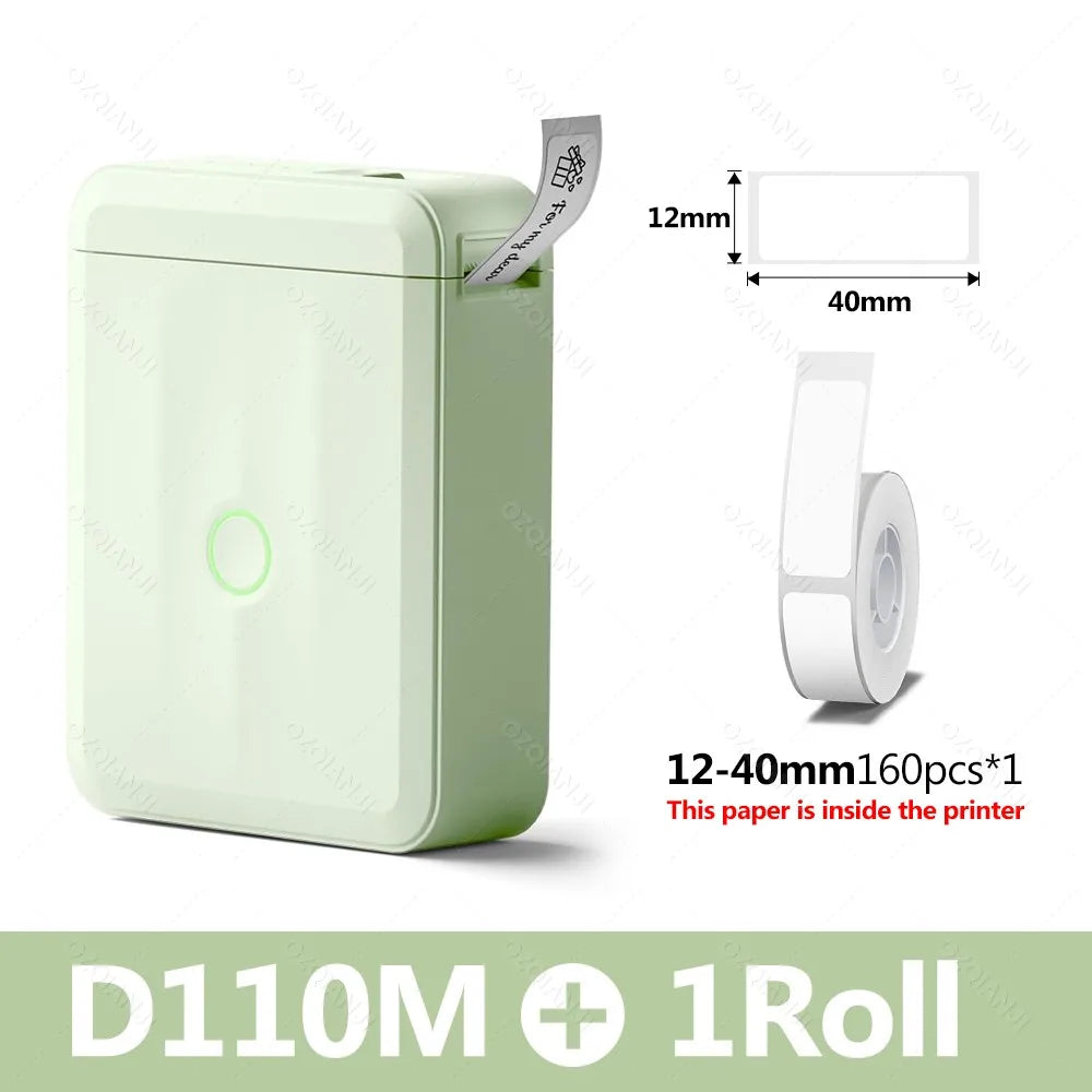 NIIMBOT D110M Bluetooth Thermal Label Maker