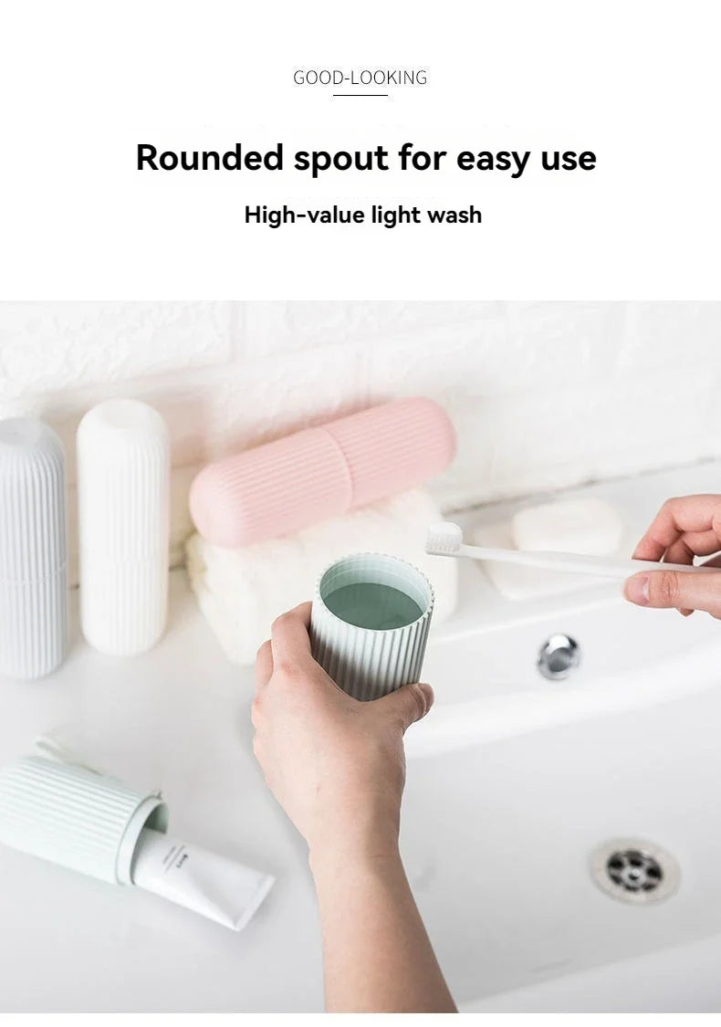 Travel Toothbrush & Toothpaste Storage Case