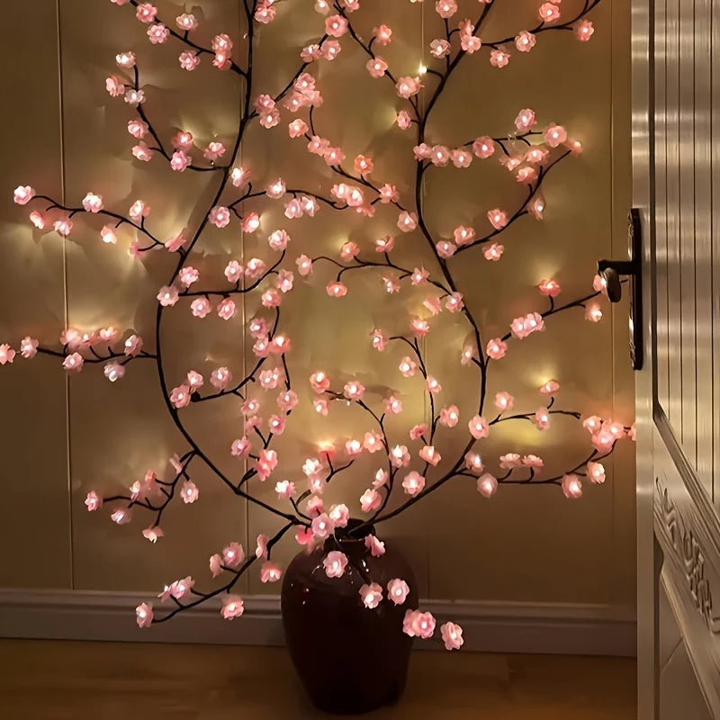 Cherry Blossom Branch Lights – Warm White, 72–144 LEDs
