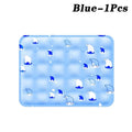 Large Pet Cooling Mat for Summer Heat Relief Reusable Breathable Gel Freeze Panel for Dogs Cats Indoor Outdoor Crate Bed