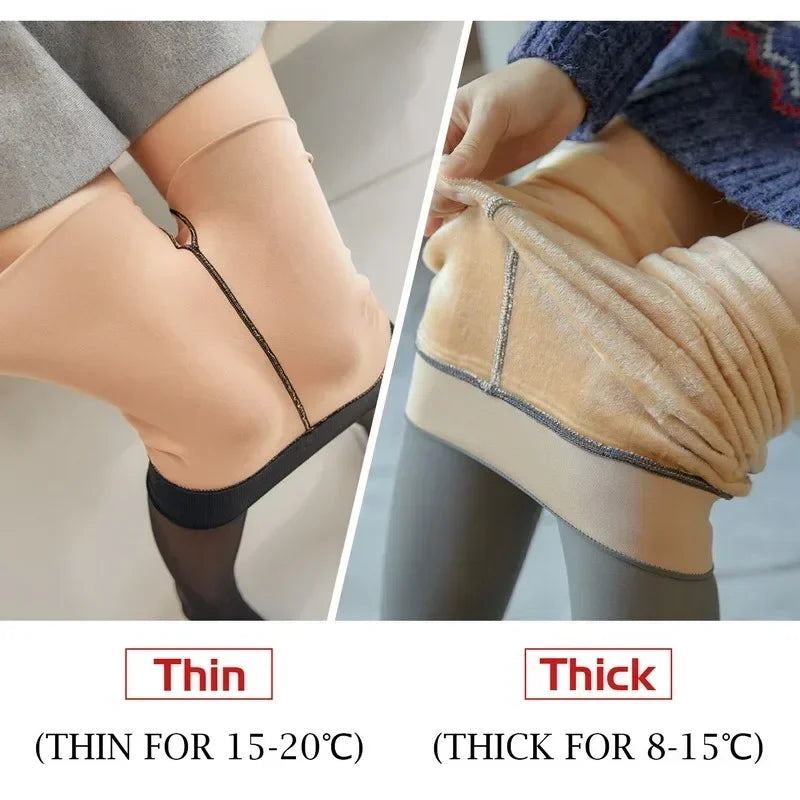 Women’s Winter Tights – Thin or Thick, Full-Foot or Half-Foot