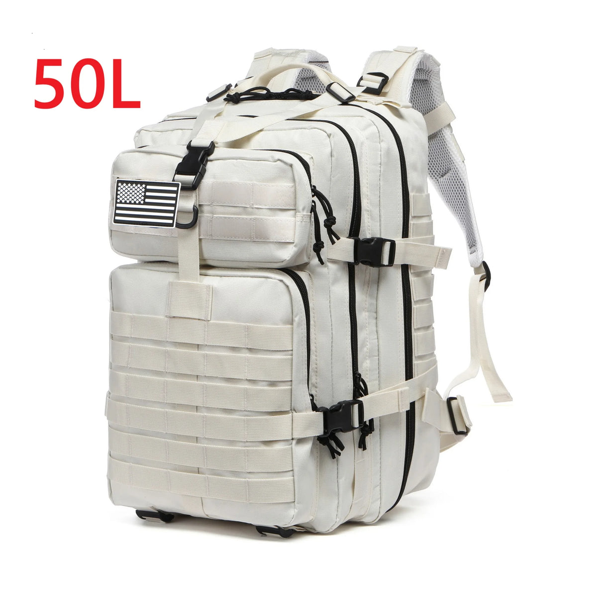 Tactical Backpack with MOLLE Webbing – 25L or 50L
