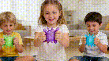 Splash-Shaped Slow Rebound Squeeze Ball – Stress Relief Decompression Fidget Toy, Blind Box Party Gift