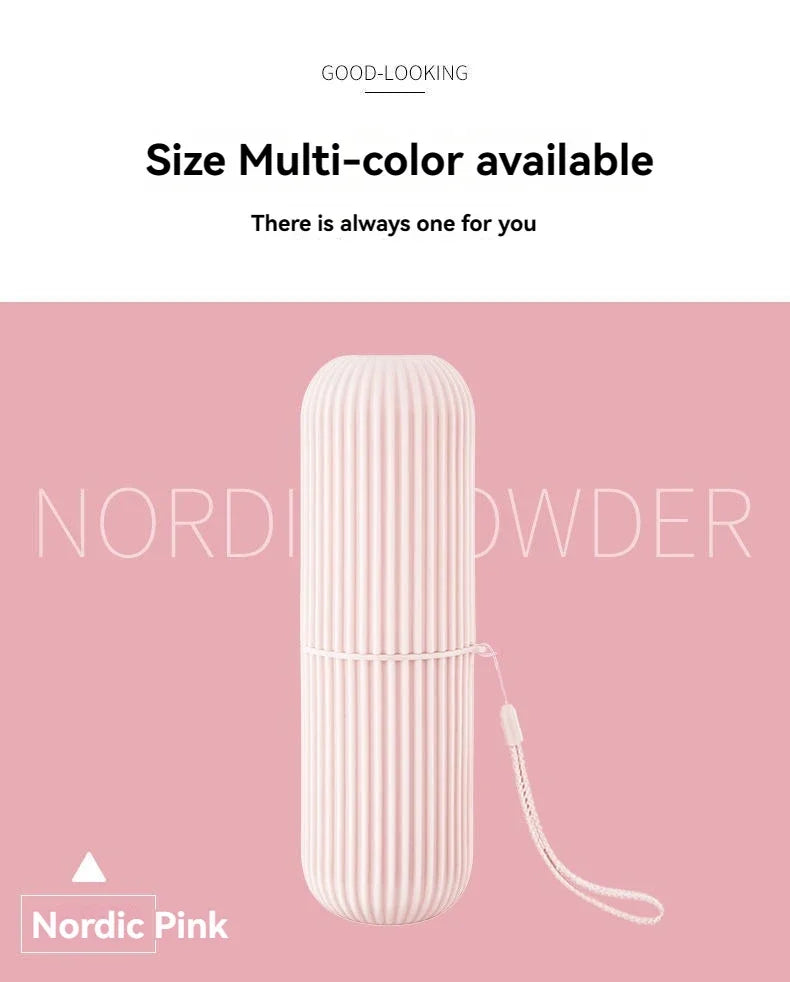 Travel Toothbrush & Toothpaste Storage Case