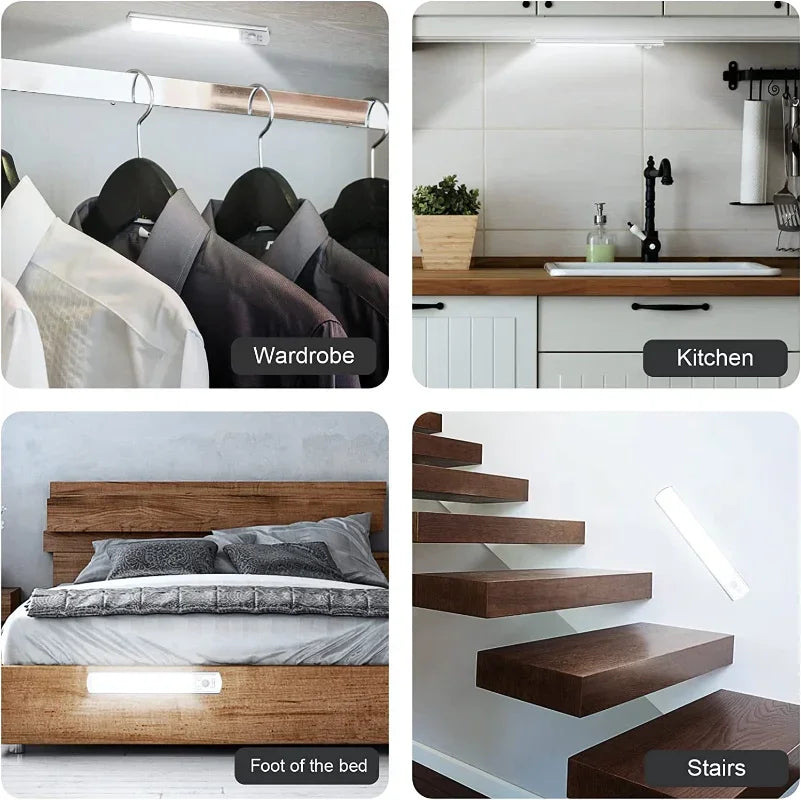 Rechargeable Motion-Sensor LED Cabinet Light