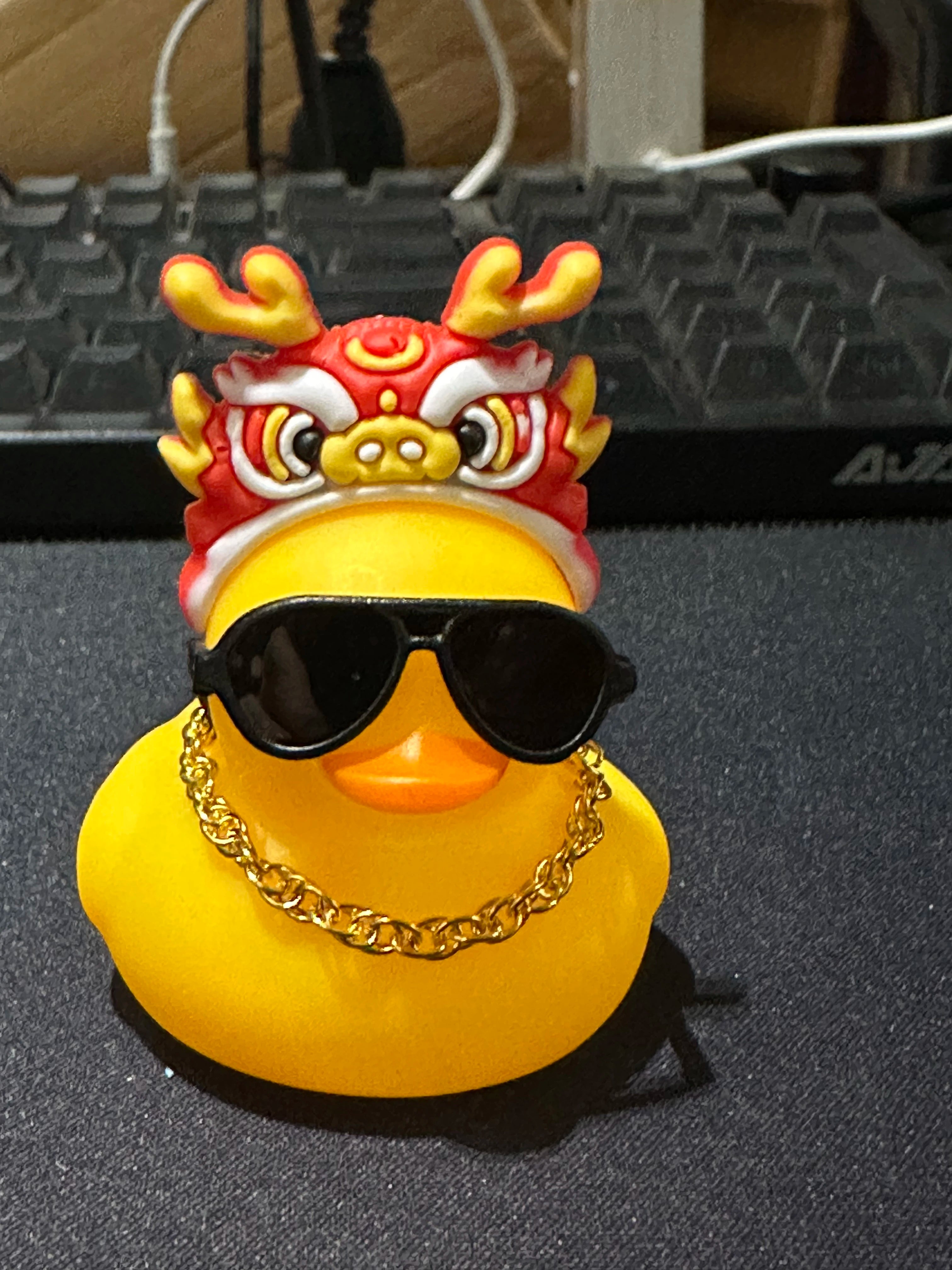 Car Rubber Duck Car Duck Decoration Dashboard Car Ornament for Car Dashboard Decoration Accessories