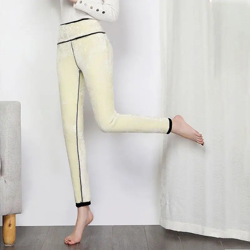 Women’s High-Waisted Fleece-Lined Winter Leggings