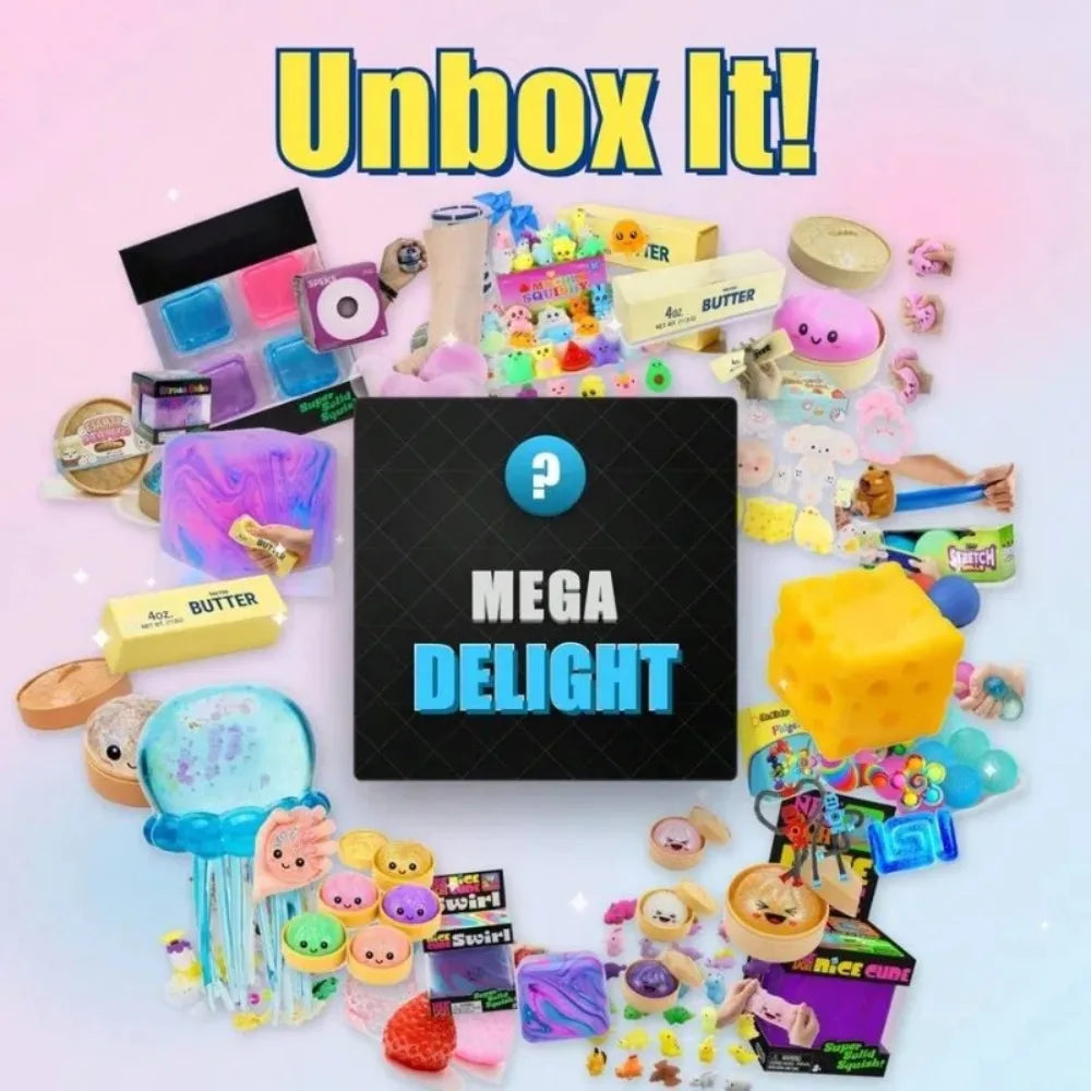 Mystery Squishy Fidget Toy – 1 Random Piece