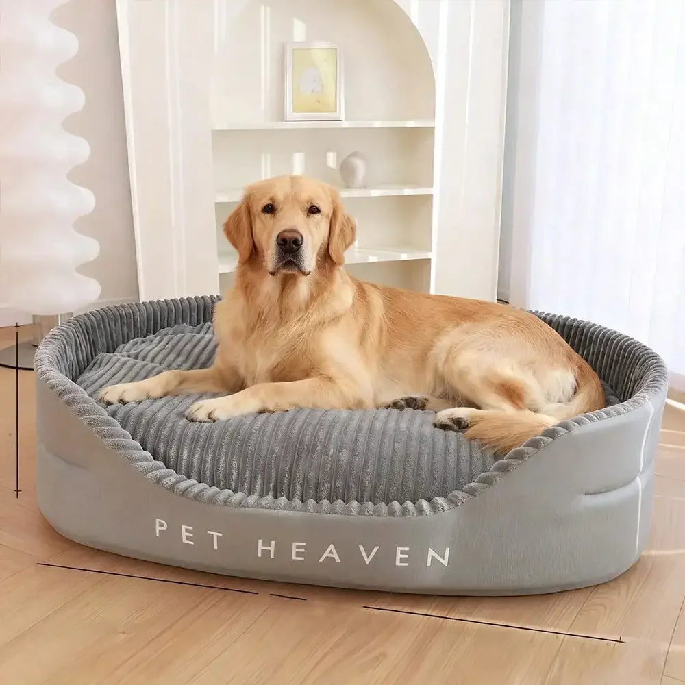 Machine-Washable Soft & Cozy Pet Bed – All-Season Dog & Cat House With Warm Mat | Plush Comfort, Winter Essential & Perfect Christmas Gift For Small/Medium/Large Pets, Indoor Outdoor Use