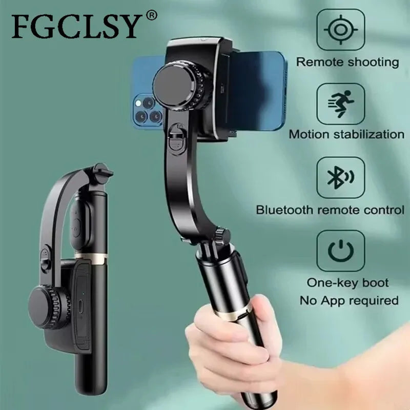Q08 Smartphone Gimbal with Selfie Stick & Tripod