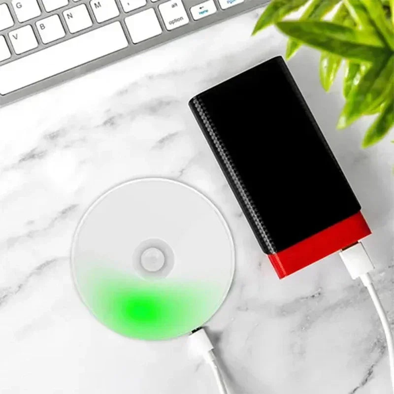 Motion Sensor Lights Indoor Stair Light USB Charging Cupboard Lamp Warm/Cool White,Nightlight for Closet,Hallway,Kitchen,Cabinet