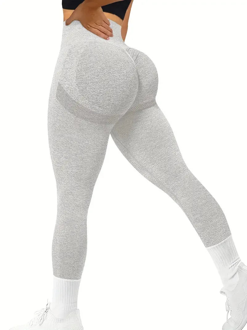 Women's High-Waisted Seamless Stretch Leggings