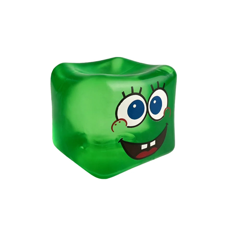 Squishy In Stock SpongeBob Squishy Stress Relief Cube Toy, Malt Sugar Slow Rebound Squeeze Fidget Toy Birthday Gift