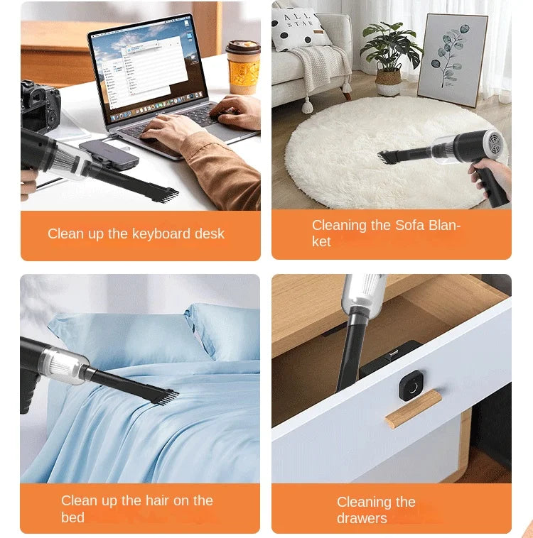 Mini Cordless Car Vacuum & Blower