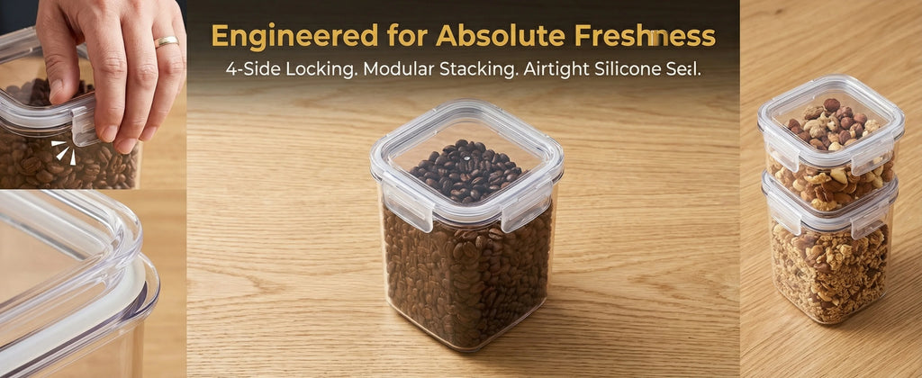 25-Piece Airtight Pantry Container Set