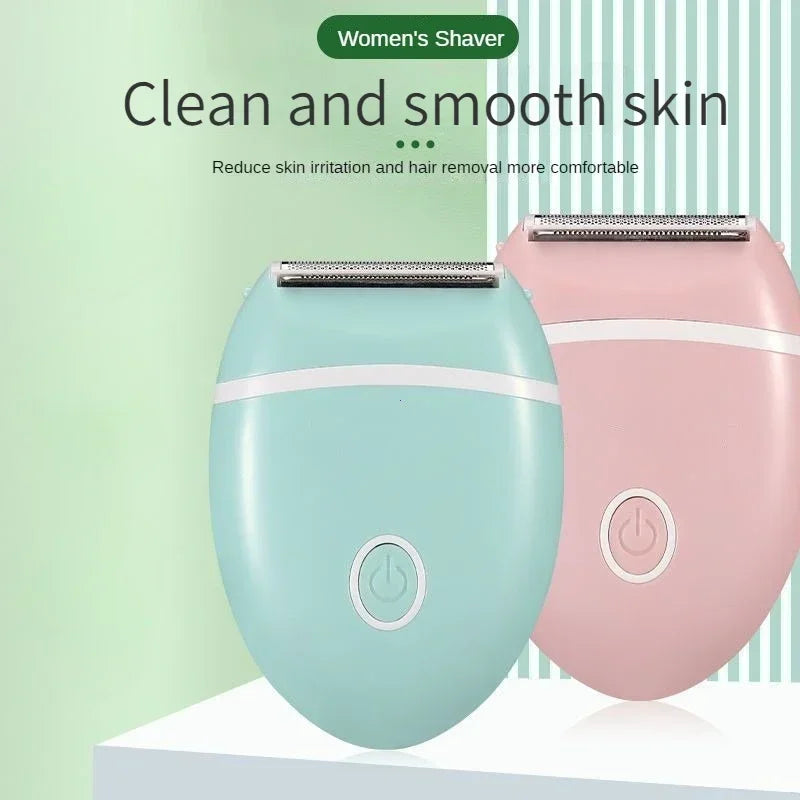 Women's Compact Battery-Powered Body Shaver