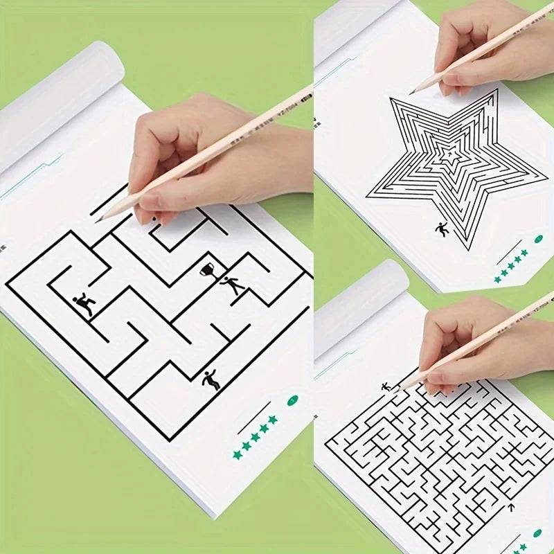 Kids’ Maze Activity Book – Individual Levels or 4-Book Set