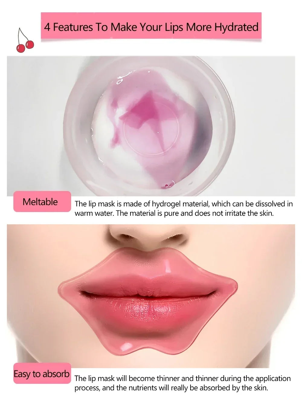 Vitamin C Moisturizing Skincare Lip Mask Reducing Lip Wrinkles Repair Skin Lip Patches Face Care Masks Recreate Sexy Lips