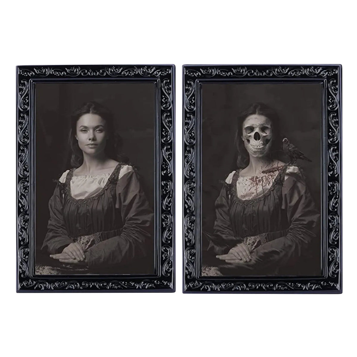 Halloween Face-Changing Portrait Decoration