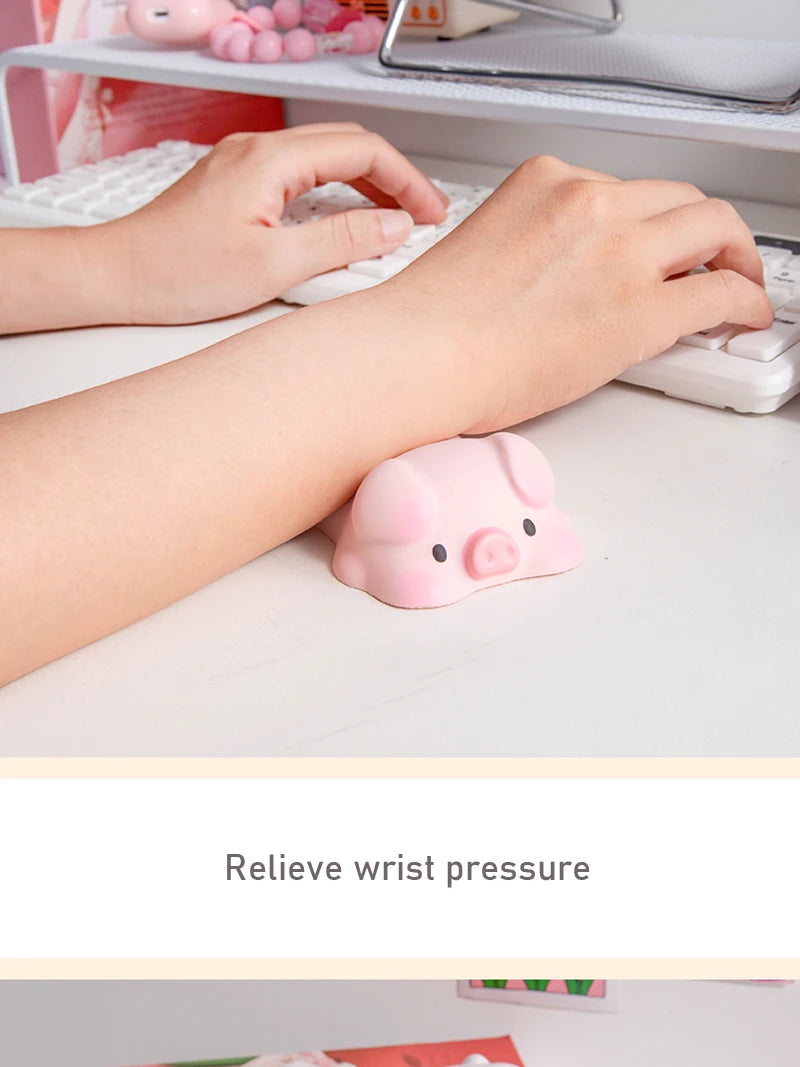 Animal-Shaped Desk Wrist Rest – Rabbit, Pig, Cat or Dog