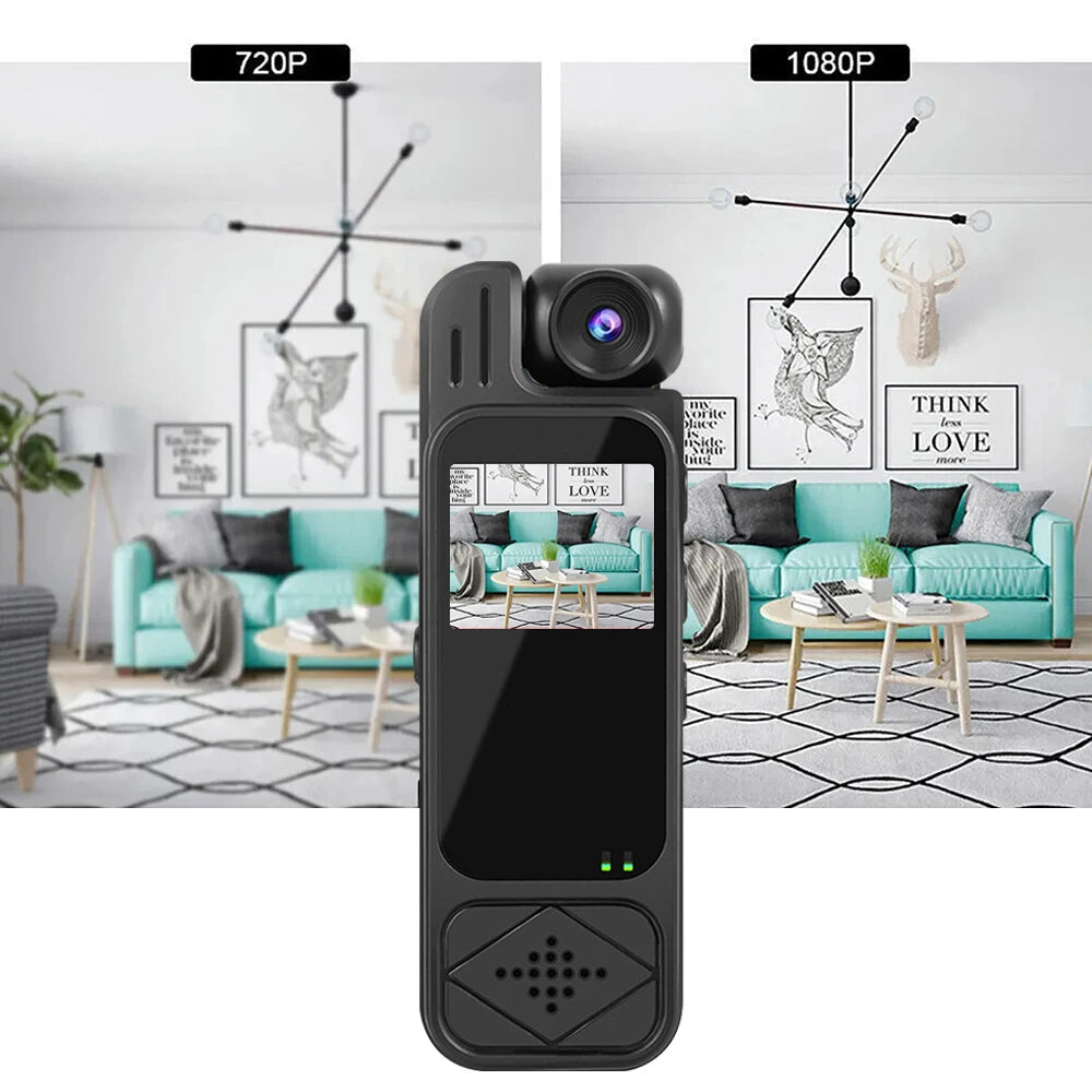 HD 1080P Camera 1.3inch Mini Action Camera Portable Small Digital Video Recorder Body Cam Infrared Night Vision Miniature Camcor
