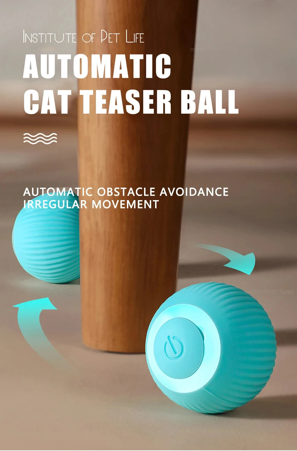 Rechargeable Rolling Cat Toy Ball