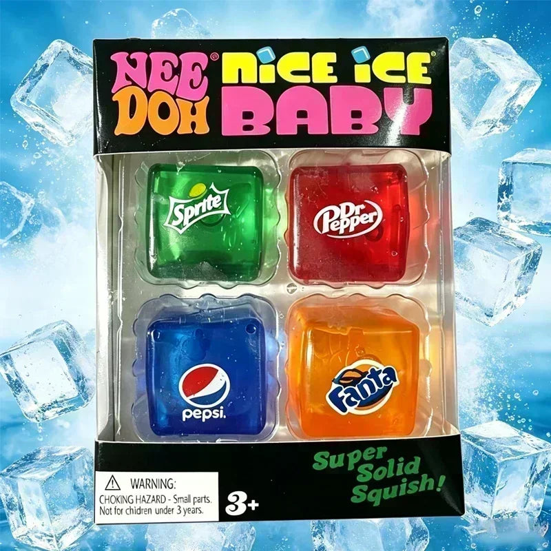 NeeDoh Nice Cube Sensory Squeeze Toy – Stress & Anxiety Relief for Adults & Teens