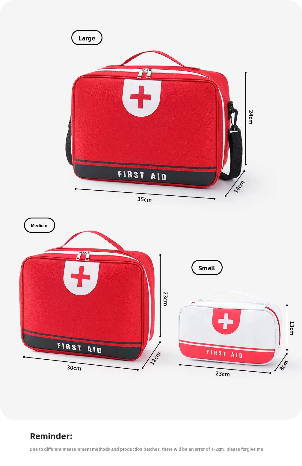 Emergency Portable Medical Kit for Outdoor Travel Home Use Household Camping Equipment Outdoor Survival Storage Box