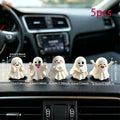 5-Piece Mini Halloween Ghost Figurine Set