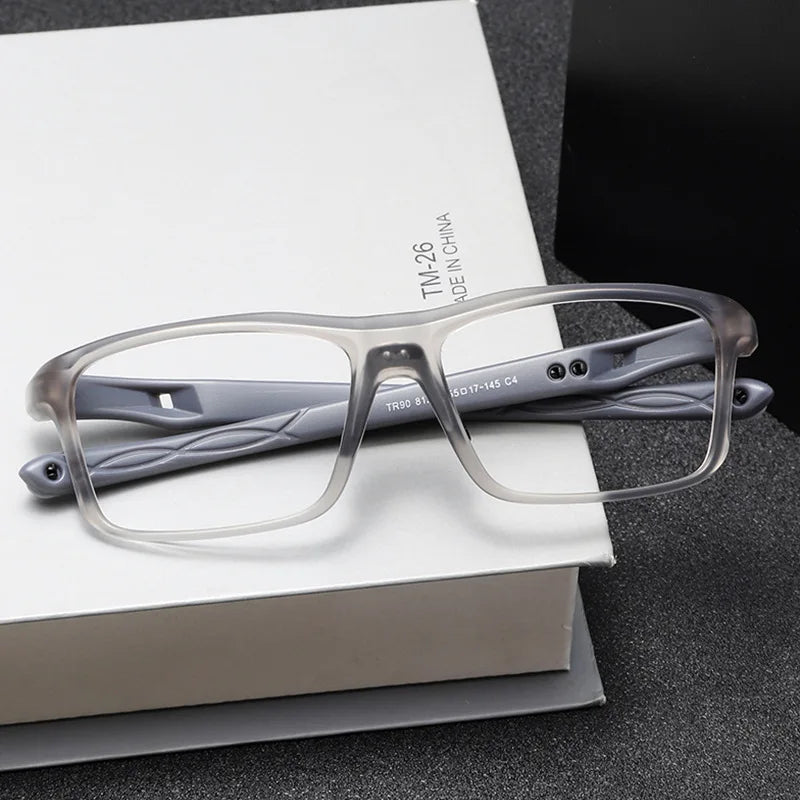 Gmei Optical TR90 Rectangular Sports-Style Eyeglass Frame