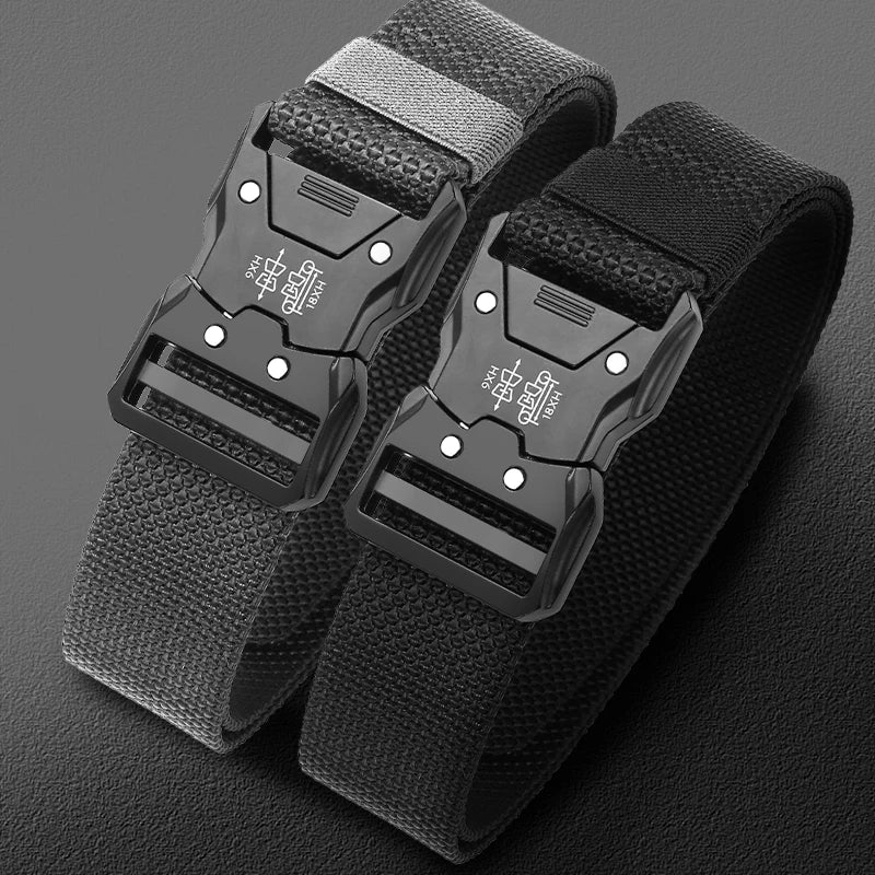Unisex Tactical-Style Belt with Automatic Buckle