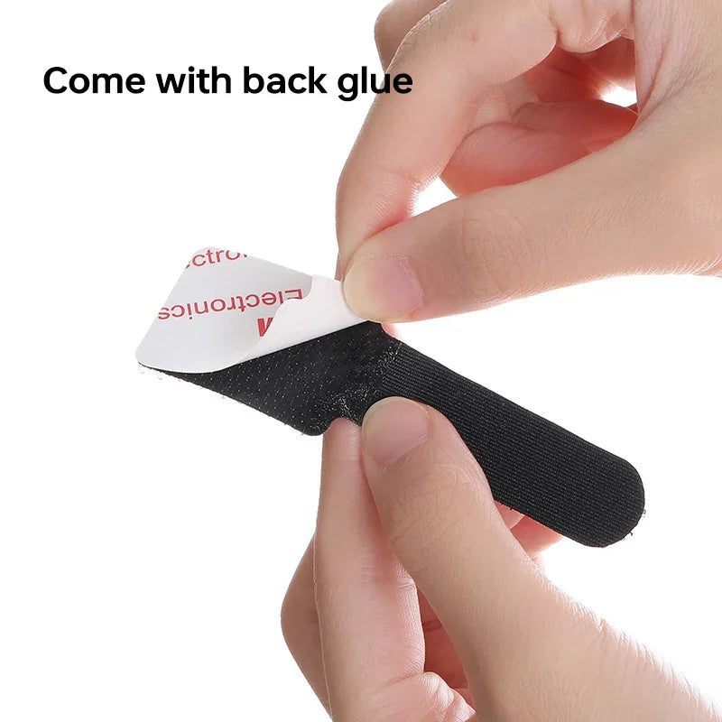 Reusable Cable Ties – Desk & Home Cord Organizer Straps for Clean Setup