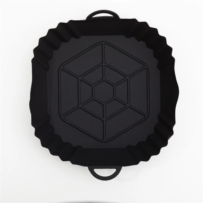 Reusable Square Silicone Air Fryer Liner – 1 Piece