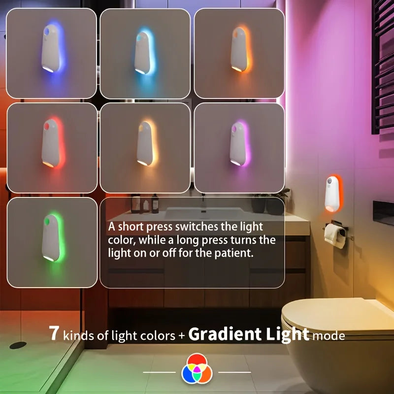 Rechargeable Motion-Sensor Night Light – Color Changing, 1 or 2 Pieces