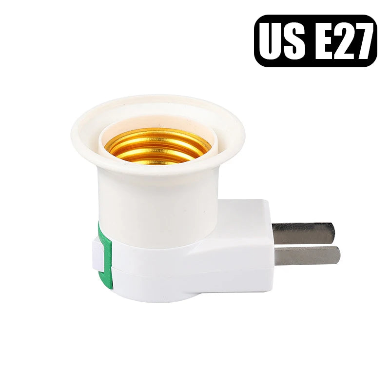 Plug-In E27 Lamp Holder with Switch & Flexible Neck