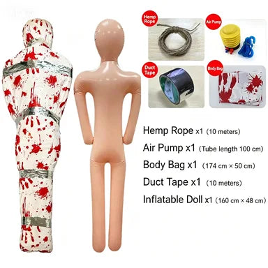 Halloween Body Bag Prop – Assembly Required