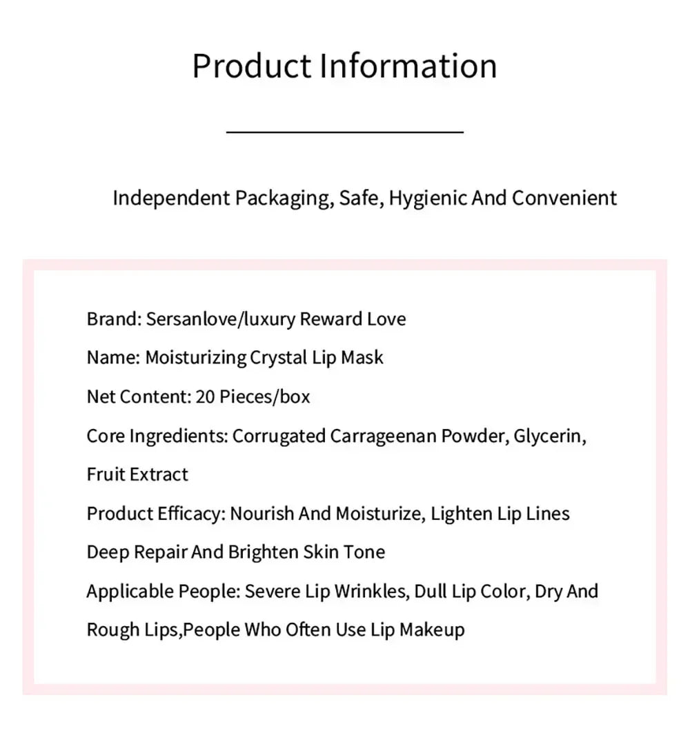 Vitamin C Moisturizing Skincare Lip Mask Reducing Lip Wrinkles Repair Skin Lip Patches Face Care Masks Recreate Sexy Lips
