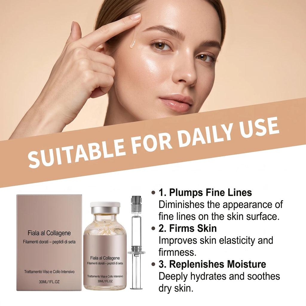 Korean Silk Collagen Serum Moisturizer Stick Set Revitalizing Face Cream Anti-Wrinkle Firming Lifting Skin Care Deep Hydration