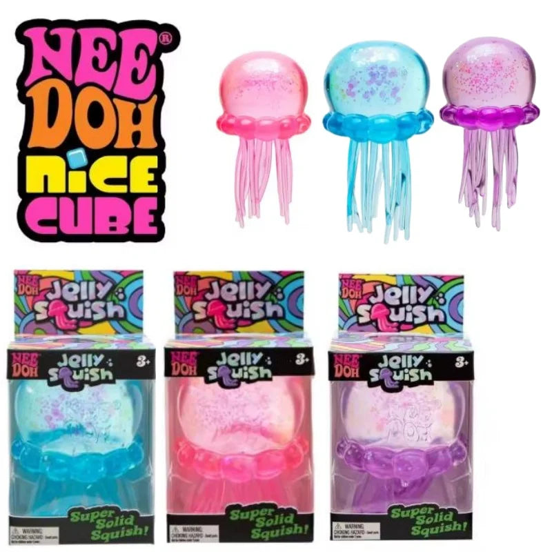 2026 NeeDoh Schylling Squeez Toy Squishy Blind Box Multi Slow-Rising Squishy ADHD Stress Relief Fingertip Toy Mystery Box Gift