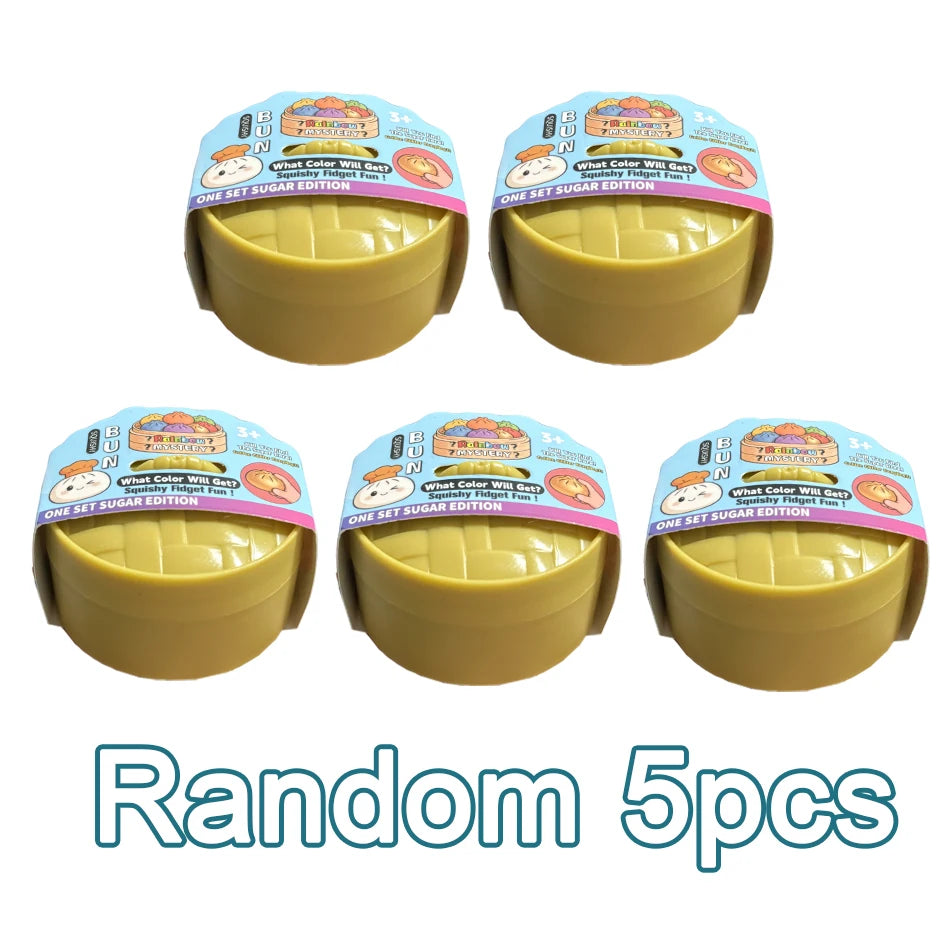 Mini Glitter Dumpling Squishy – Random Assortment