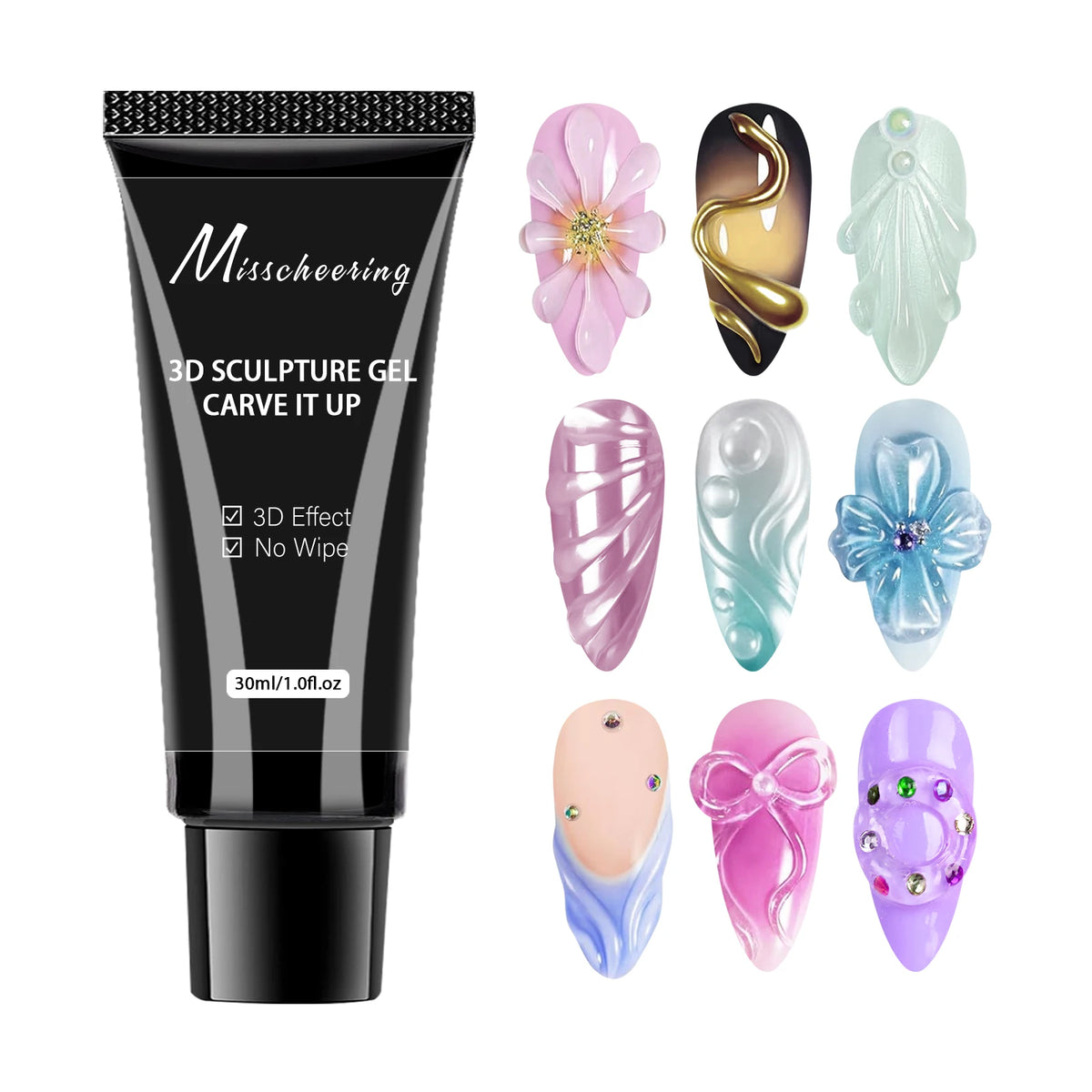 Misscheering 3D Nail Art Modeling Gel