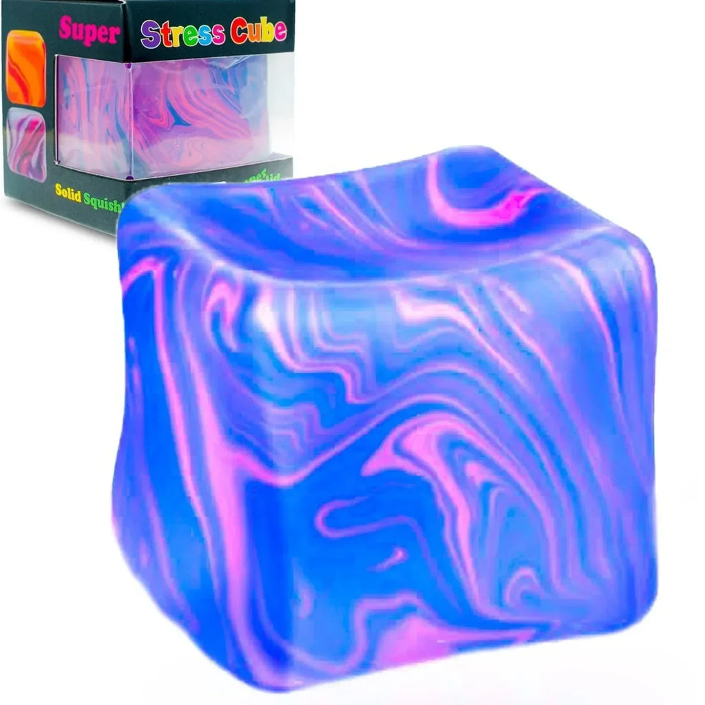 Schylling Needoh pizza Sensory Fidget Cube Stress Relief Squishy Cube Anti-Anxiety Squeeze Toy For Focus ADHD Population