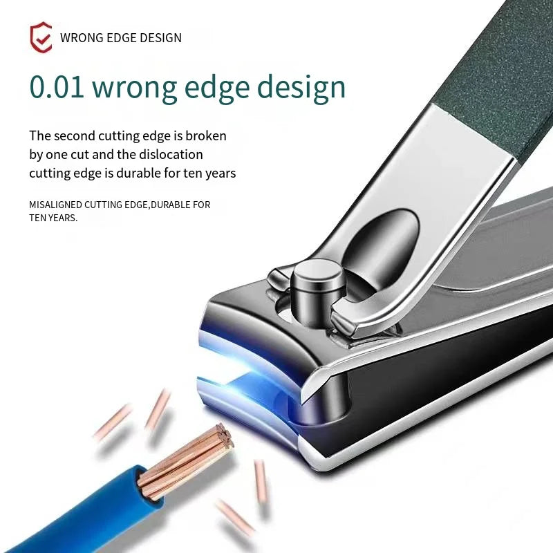 6-Piece Stainless Steel Nail Clipper Set – Precision Manicure & Pedicure Kit for Men & Women, Portable