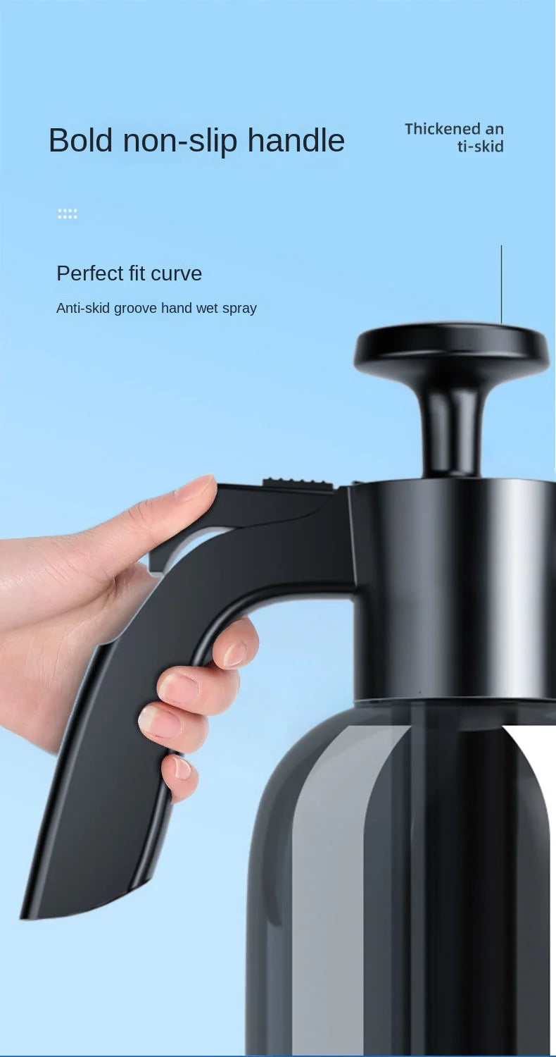 2L Handheld Foam Sprayer for Car High Pressure Hand Pump  With Pressure Relief Valve Car Wash Spray Bottle Window Cleaning Tools