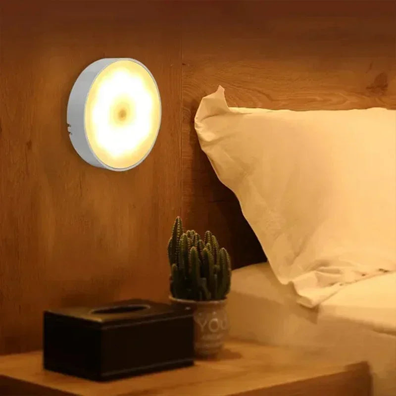 Motion Sensor Lights Indoor Stair Light USB Charging Cupboard Lamp Warm/Cool White,Nightlight for Closet,Hallway,Kitchen,Cabinet