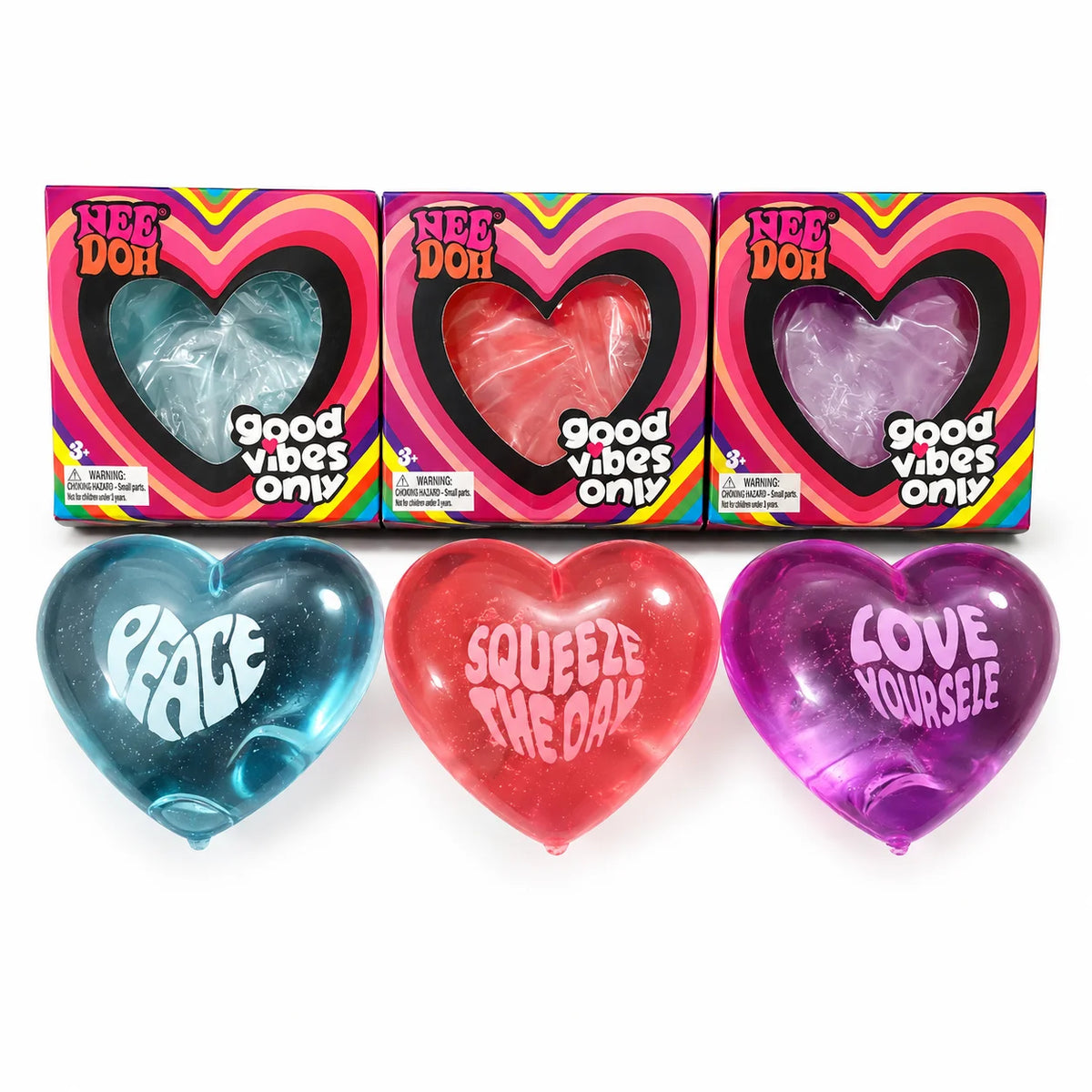 Heart-Shaped Squishy Fidget Toy