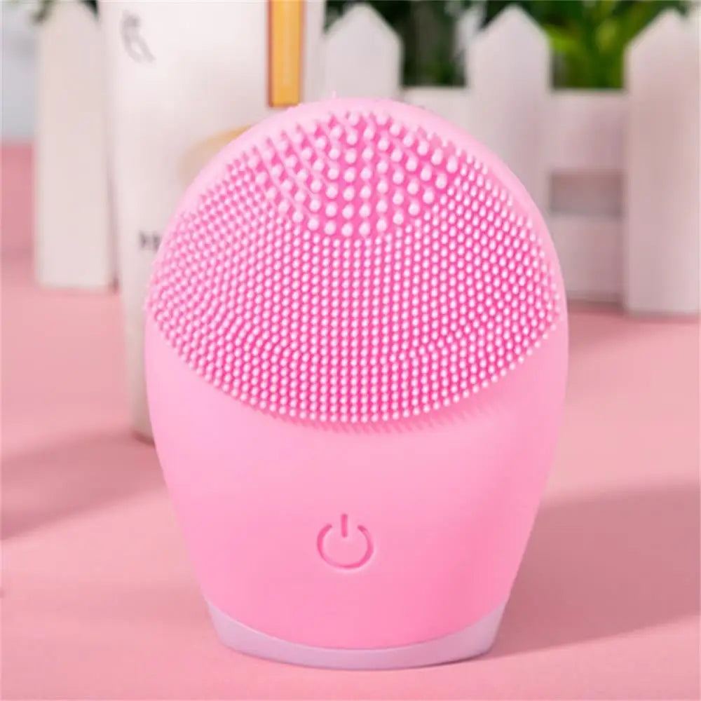 Electric Silicone Facial Cleansing Brush