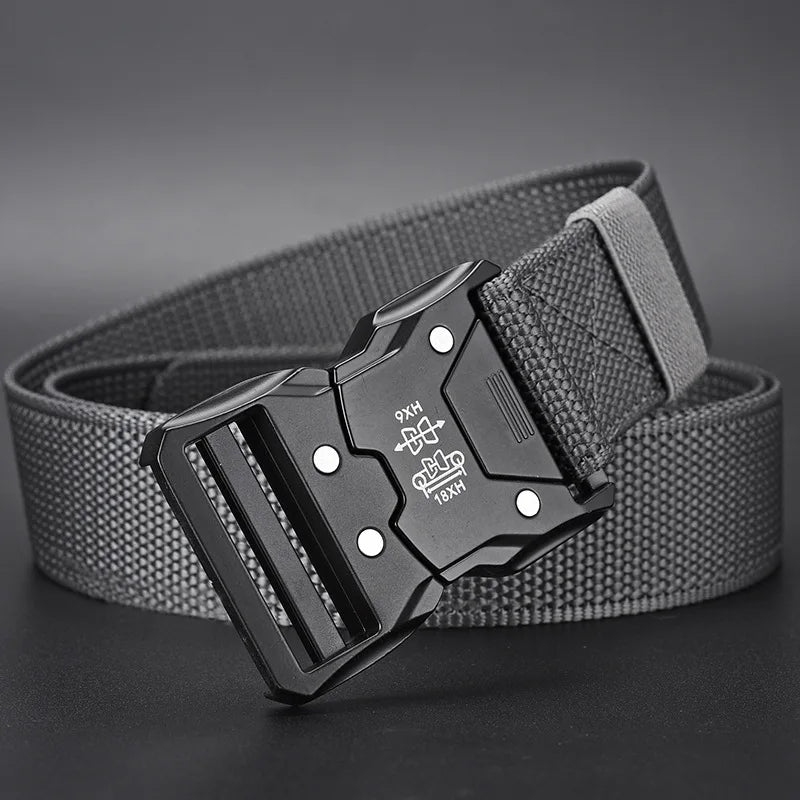 Unisex Tactical-Style Belt with Automatic Buckle